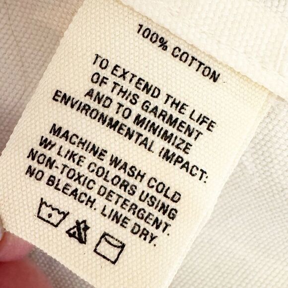 NEW Alex Mill White Natural Officer's Chore Jacket Utility Pockets L - Picture 12 of 12